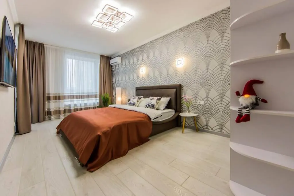 Apartment Новые Светлые Апартаменты Метро Славутич Ukraine